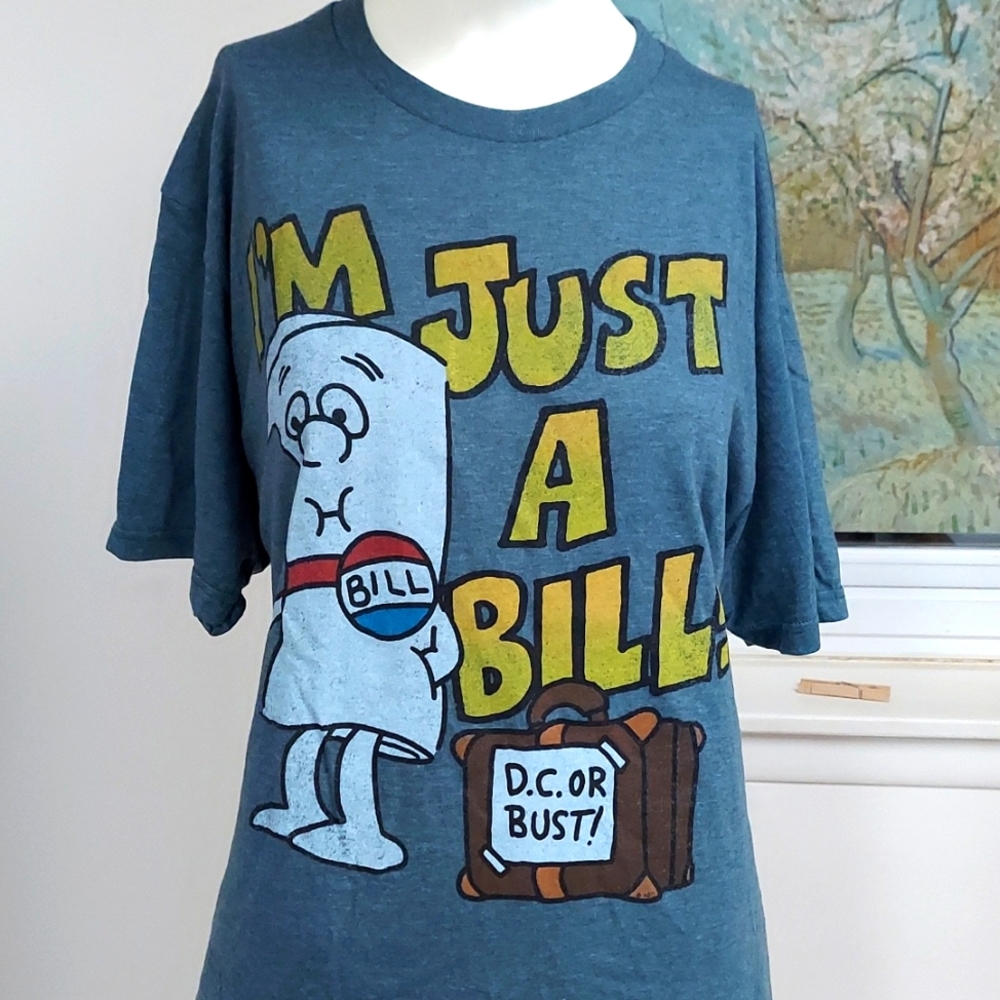 I'm Just A Bill Schoolhouse Rock Novelty Shirt